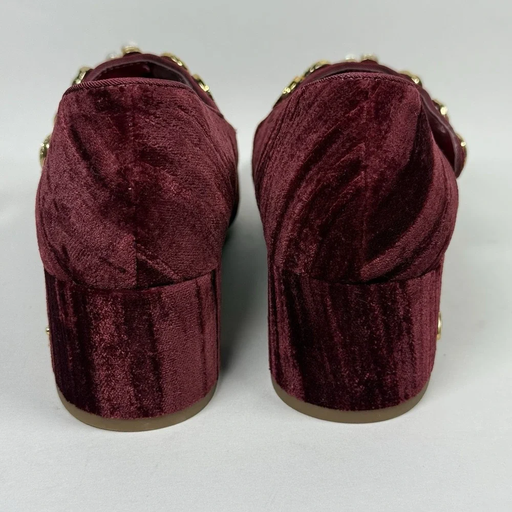 NEW Circus Sam Edelman‎ Size 6.5 M Chianti Elaine Mary Jane Block Heel Pumps
